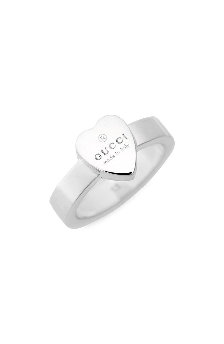 Trademark Heart Ring,                         Main,                         color, Sterling Silver Ours Ring, Designer Things To Buy, Cute Jewelry Silver, Cute Silver Jewelry, Pretty Silver Jewelry, Birthday Gifts For Him, Silver Jewlery, Color Rings, Rings Luxury