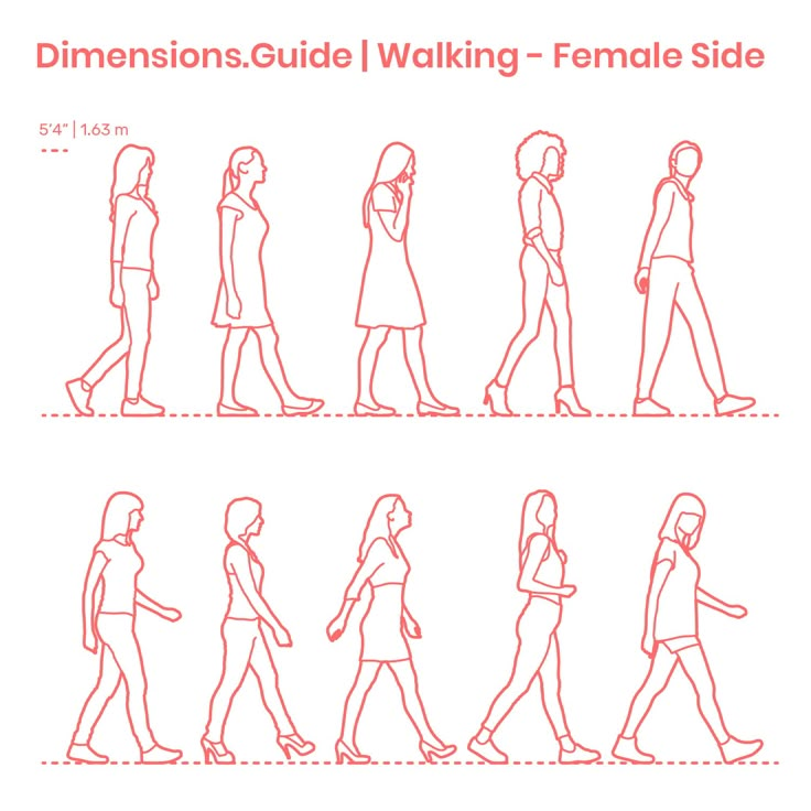 the instructions for walking and how to use them in different ways, including using an electronic device