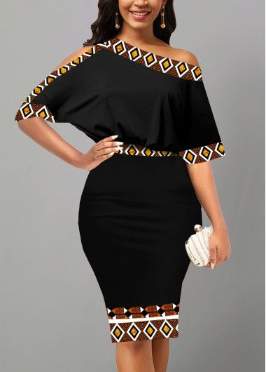 Sophisticated Black Outfits, Simple Kitenge Dress Design, Casual Classy Outfits Street Style, African Attire Dresses Classy Beautiful, African Wear Dresses Classy, African Design Dresses Classy, African Dresses For Women Classy, Off Shoulder Dress Casual, Trendy Casual Outfits