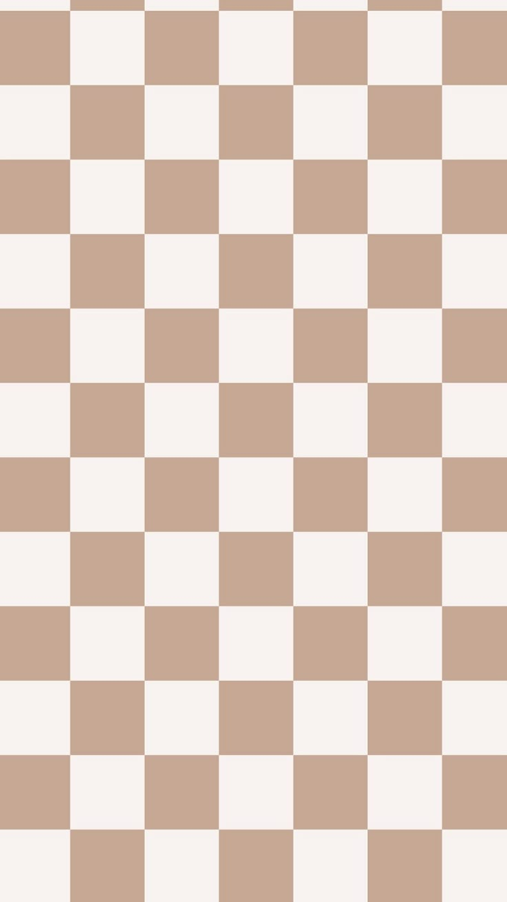 a brown and white checkerboard pattern is shown