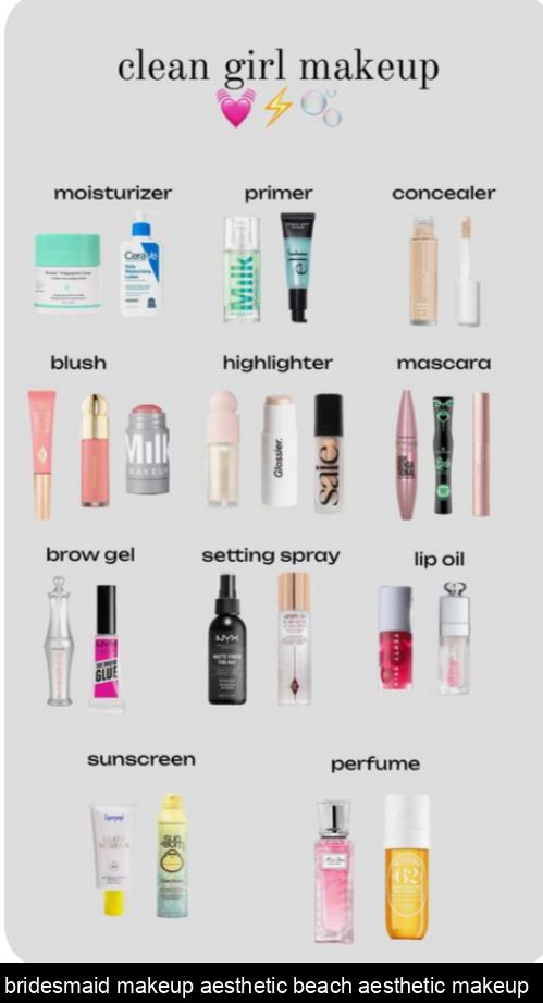 Soft Glam Makeup Products, Beach Makeup Aesthetic, Natural Summer Makeup Products, Makeup For Beach, Makeup For The Beach, Beach Makeup Look, Summer Makeup Products, Beachy Makeup, Travel Makeup Essentials