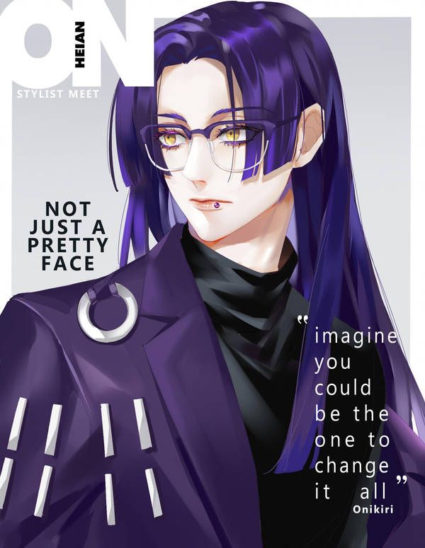 No larger size available Purple Hair Guy, Long Purple Hair, Onmyoji Game, Boy Anime, Anime Hair, Character Design Male, Boy Art, Manga Illustration, Manga Drawing