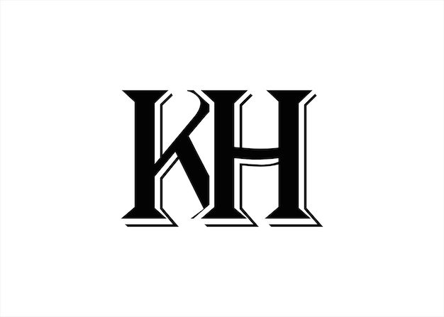 the letter k is made up of letters that appear to be in black and white