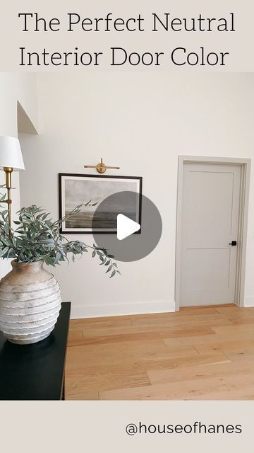 the perfect neutral interior door color