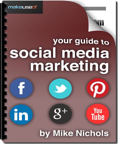 the book cover for your guide to social media marketing