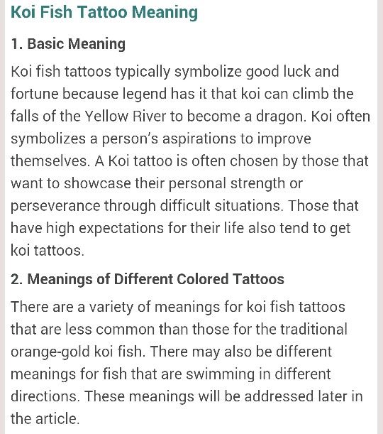 the text is in english and there are two different types of tattoos on each one