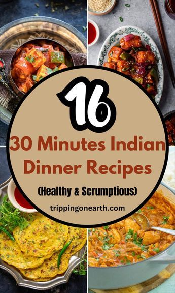 Are you on a time crunch and craving some Indian food? These 30 minutes Indian dinner recipes will become your best friends! They are super easy to make and loaded with body-loving nutrients, that will charm you with their decadent flavors. Hindi Food Indian Recipes, Easy Indian Meals, Healthy Indian Dinner Recipes, Indian Dinner Recipes Vegetarian, Easy Indian Dinner Recipes, Easy Indian Food Recipes, Indian Dishes Recipes, Indian Vegetarian Dinner Recipes, Chickpea Spinach Curry