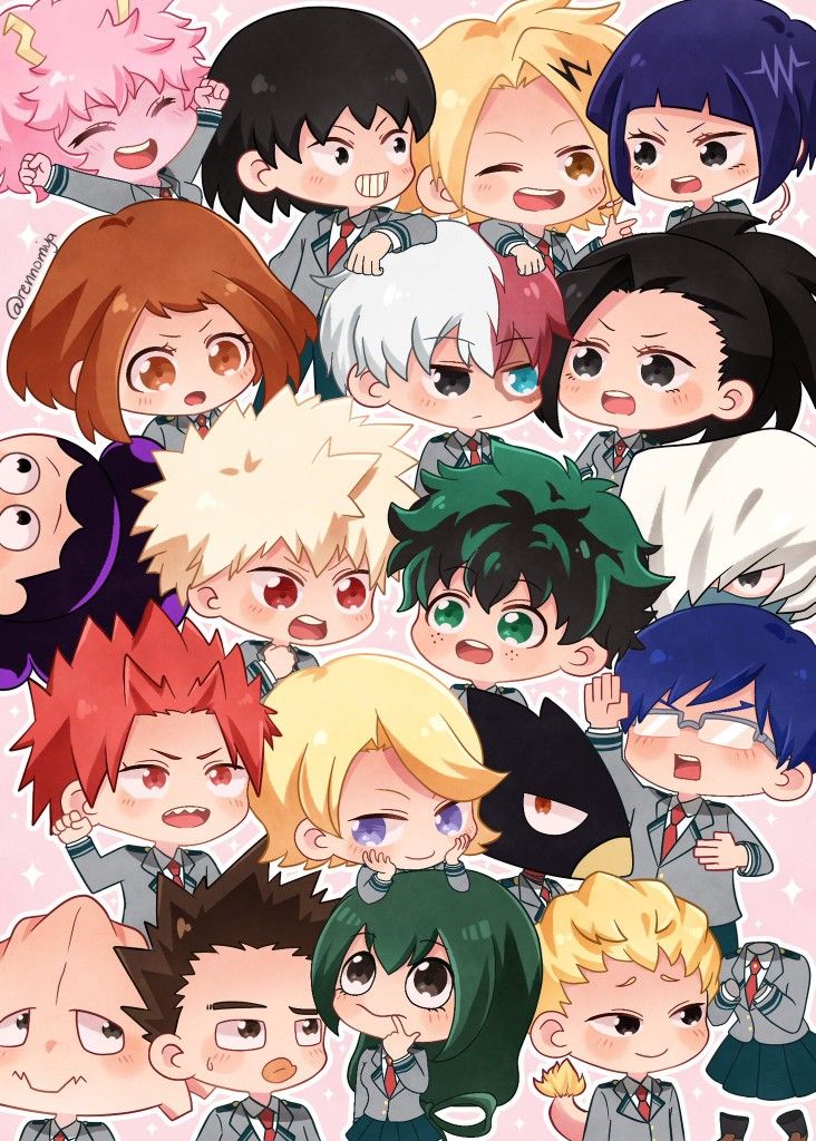 My Hero Academia Class 1 A Chibi Anime Chibi Anime Chibi - Photos