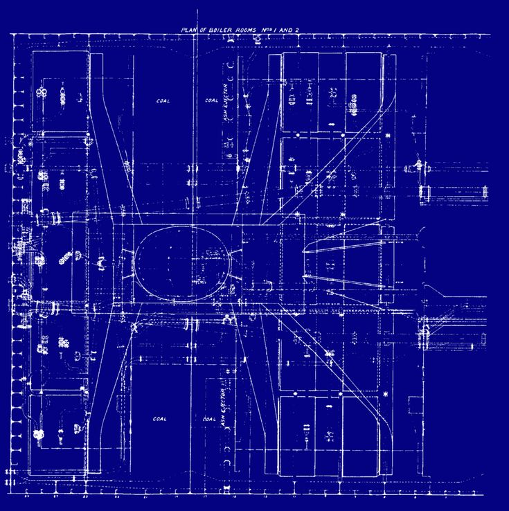 a blueprint drawing of a plan for a building with multiple sections and numbers on it