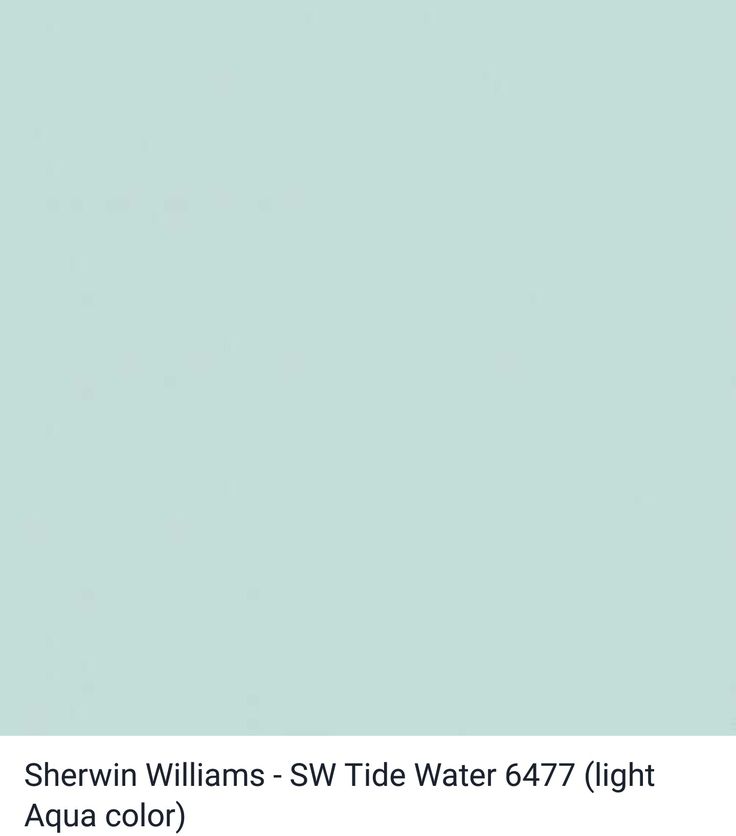 sheryln williams - swd tide water 647 light aqua color swatch