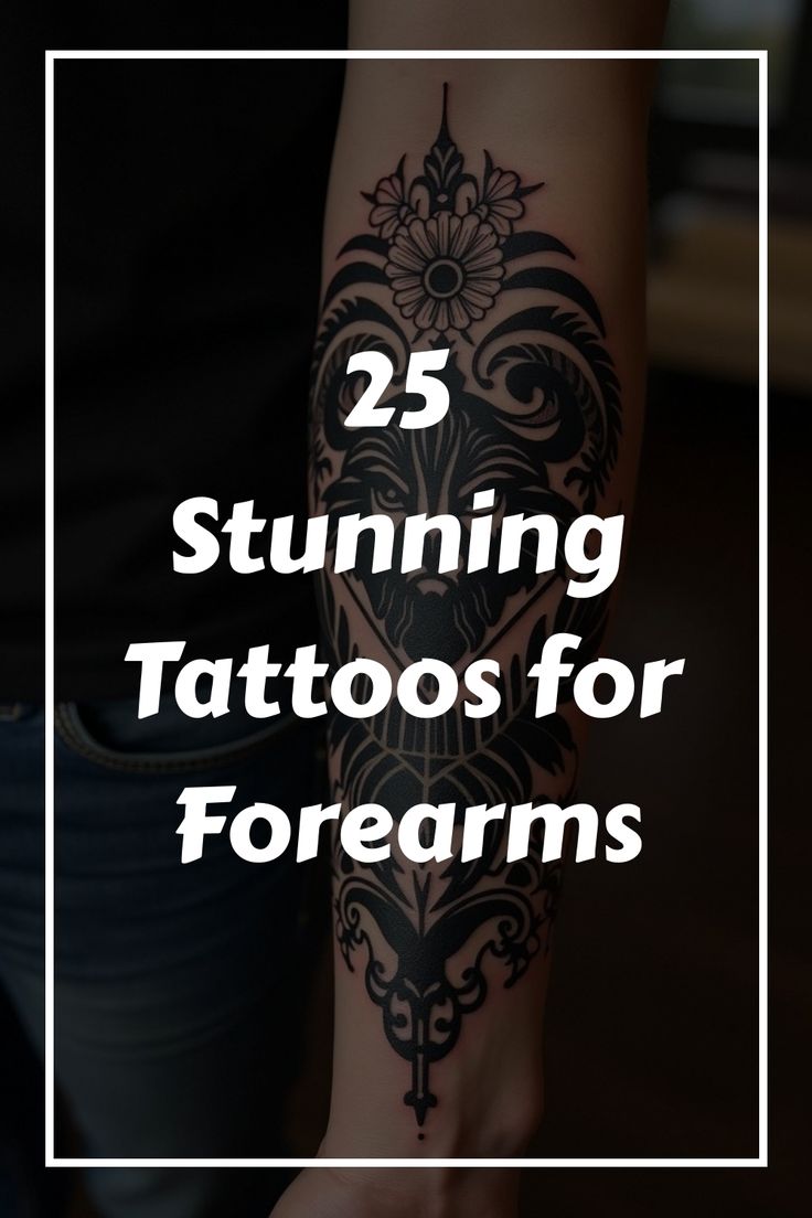 25 Stunning Tattoos for Forearms Arm Tattoos That Go To Hand, Cool Black And Grey Tattoos, Patchwork Forearm Tattoo Men, Woman Forearm Tattoo Ideas, Girly Forearm Tattoo Pretty, Swirly Tattoo Sleeve, Word Tattoo Sleeve, Minimalist Inner Arm Tattoo, Wrap Around Forearm Tattoo Women Unique