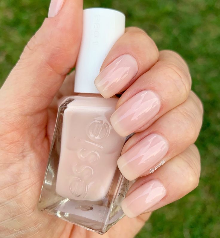 Essie Gel Couture - Fairy Tailor - sheer nude pink nails - neutral blush manicure Essie Gel Couture Fairy Tailor, Essie Fairy Tailor, Sheer Nude Nails, Light Pink Lip Gloss, Sheer Nails, Pink Manicure, Diy Nail Designs, Pearl Nails, Bright Nails