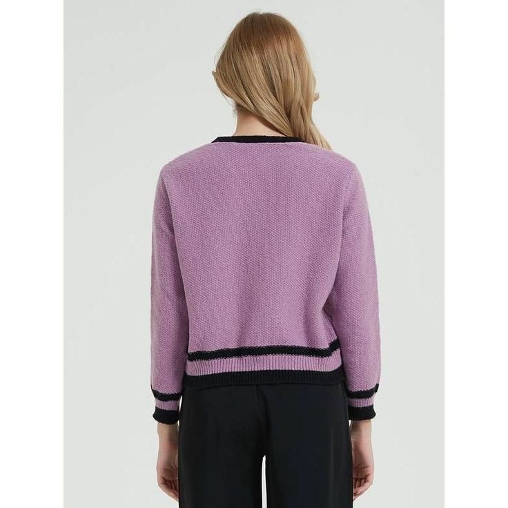 Embrace Cozy Elegance with Our Chic Purple Knit Cardigan Step into a world of style and comfort with our Chic Purple Knit Cardigan. This trendy addition to your autumn and winter wardrobe blends classic design with modern fashion sensibilities, creating an essential piece for every woman. Its casual elegance makes it perfect for a variety of occasions, whether you're lounging at home or stepping out for a casual meet-up. Key Features Comfortable Regular Yarn Thickness: Crafted with regular yarn, Purple Knit, Tag A Friend, Casual Elegance, Modern Fashion, Winter Wardrobe, Autumn And Winter, Jeans Shorts, Every Woman, Knit Cardigan