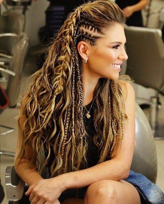 Pirate Hair, Viking Braids, Fest Outfits, Viking Hair, Pinterest Hair, Cute Hairstyles For Medium Hair, Festival Hair, Braids For Long Hair, Grunge Hair