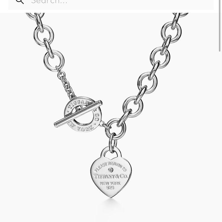 Has The Little Diamond Tiffany And Co Silver Necklaces, Tiffinays Necklace, Coquette Silver Jewelry, Tiffany Pendant Necklace, Tiffany Co Necklace, Tiffany Chain Necklace, Tiffany Jewelry Necklace, Necklace Tiffany And Co, Tiffany Silver Necklace