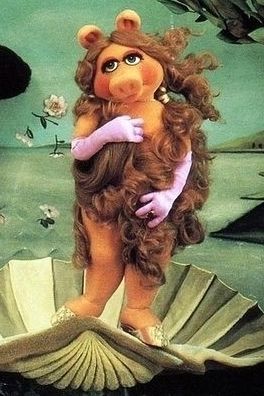 an image of a cartoon character with long hair and big eyes holding a baby doll