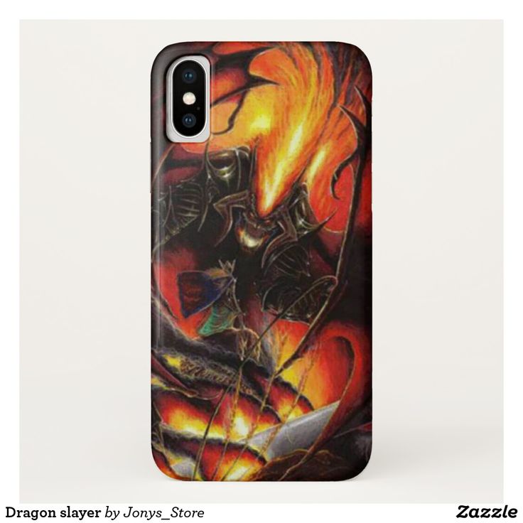 a phone case with an image of a demon on it