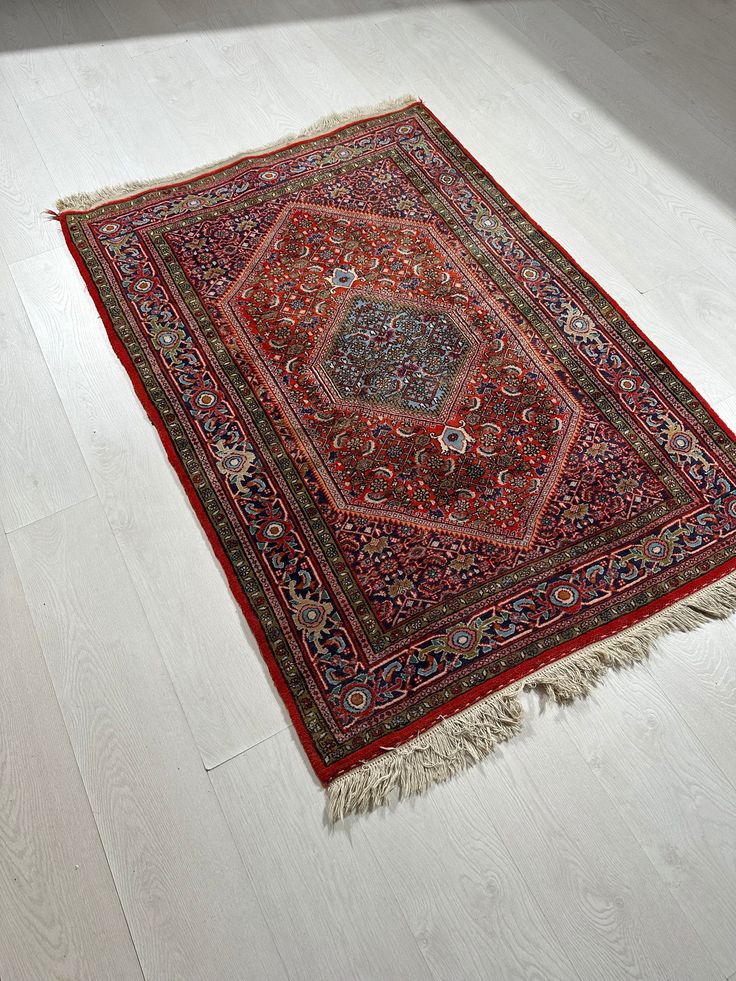 Handwoven Persian Red Rug, 3x5 Small Flowery Pattern Vintage Rug, Handmade Small Area Rug, Vivid Color Amazing Wool Rug, 3x5 Red Area Rug Vintage rugs, carpets, and kilim rugs are selected by RugNostalgia for you. Handwoven by the traditional methods, you can enjoy oriental Turkish (or Middle Eastern) rugs to use in your living room as area rugs, small rugs, or doormats. RugNostalgia aims to bring goods and cultural heritage to everyone who appreciates tradition and beauty. Enhance your house de Small Persian Rug, Red Rug, Red Persian Rug Living Room, Vintage Red Rug, Red Vintage Rug, Persian Rug Living Room, Middle Eastern Rug, Turkish Rug Living Room, Persian Rug Red