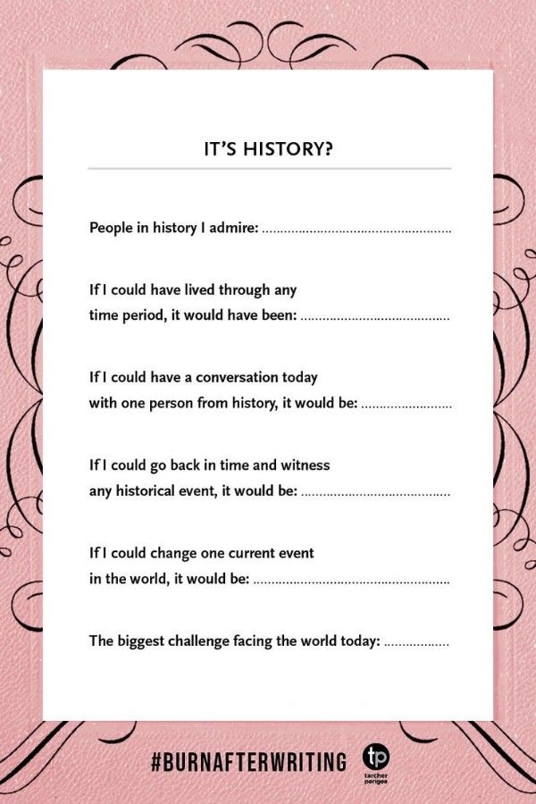 a pink book cover with the words it's history