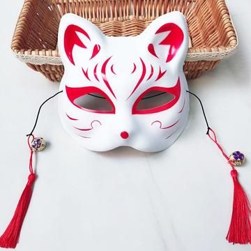 Japanese Cat Mask, Japanese Fox Mask, Japanese Fox, Mascaras Halloween, Kitsune Mask, Japanese Mask, Fox Mask, Anime Japanese, Cat Face Mask