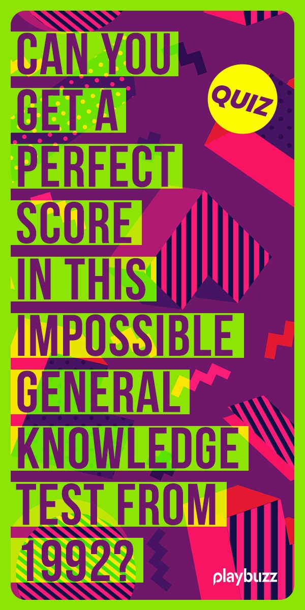 a poster with the words can you get a perfect score in this impossible general knowledge test from 1932?