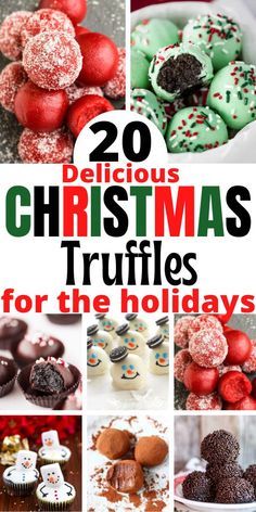 20 delicious christmas truffles for the holidays