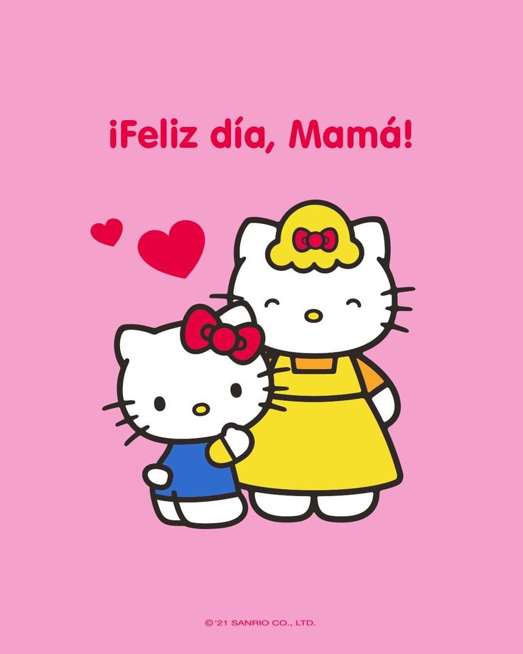 Hello In Spanish, Hello July, Bible Doodling, Hello Kitty Themes, Black Spiderman, Kitty Images, Hello Kitty Drawing, Hello Kitty Cartoon, Happy Birthday Mom