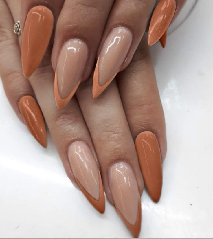 Aesthetic Material, Almond Acrylic Nails, Neutral Nails, Pretty Acrylic Nails, Fancy Nails, Chic Nails, Dope Nails, Short Acrylic Nails, Nail Arts