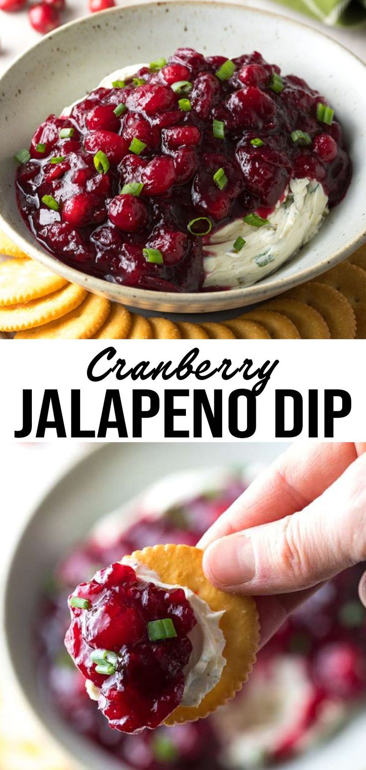 cranberry jalapeno dip is an easy appetizer that everyone will love