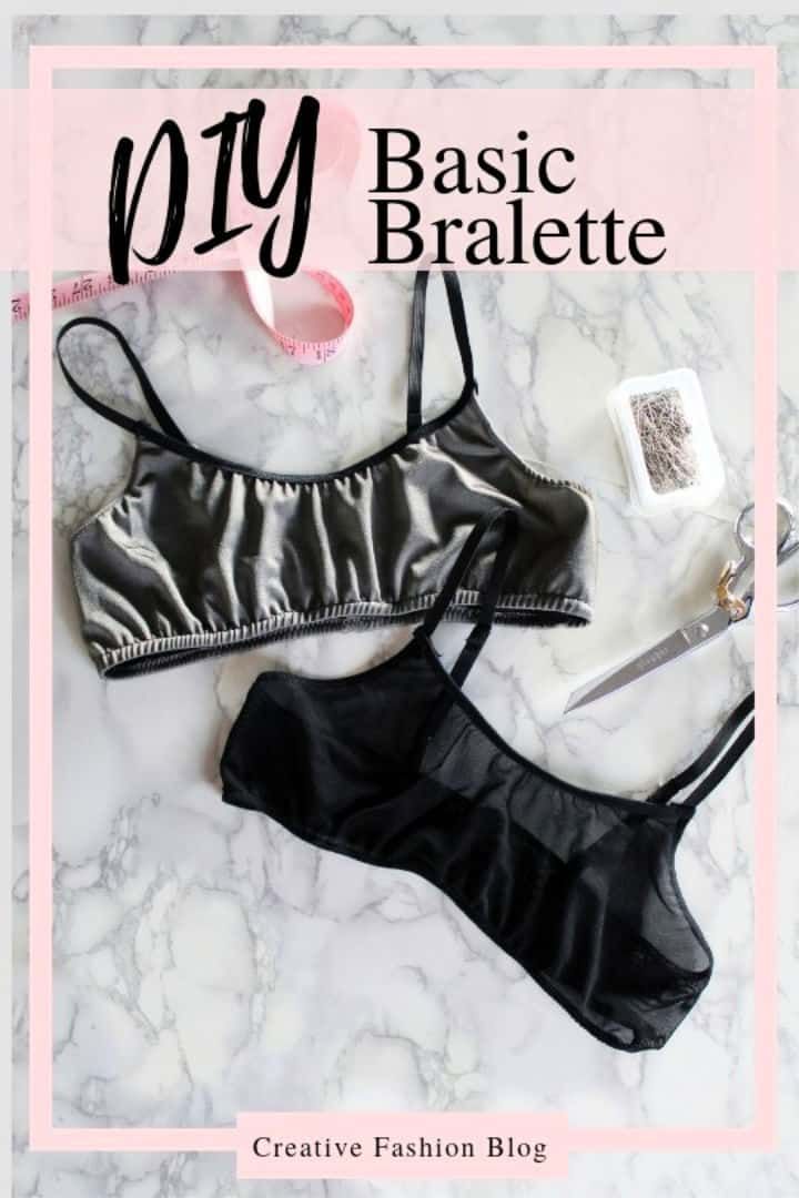 10 Best DIY Bralette Patterns (Free PDF) - Its Overflowing Non Stretch Fabric Patterns, Free Bralette Sewing Pattern, Diy Lingerie Easy, Easy Clothes To Sew For Beginners, Sewing Bralette, Bralet Pattern, Easy Sewing Clothes, Beginner Sewing Projects Clothes, Diy Bra Pattern