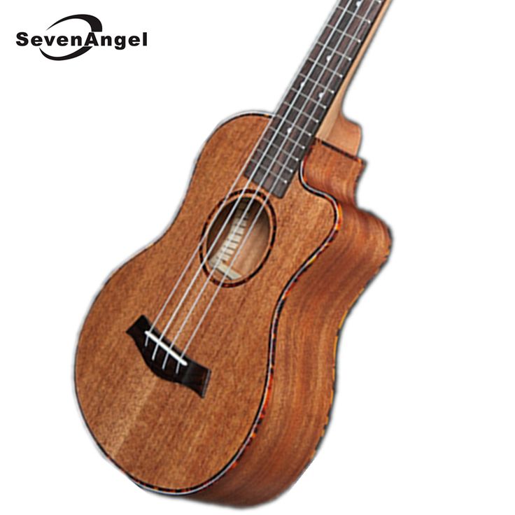 the ukulele is made out of wood