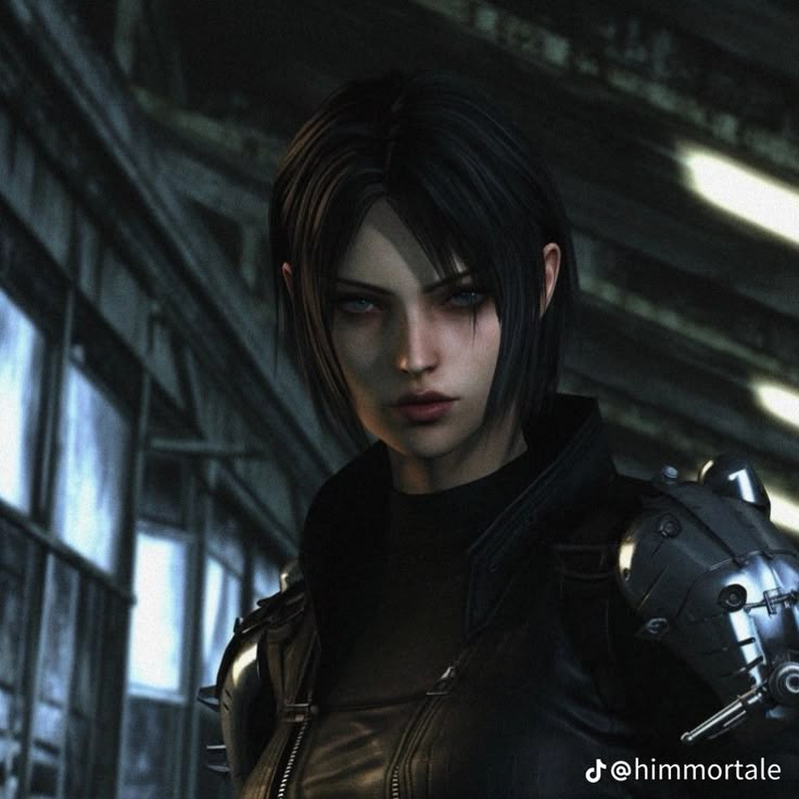 an image of a female character in the video game resident zero