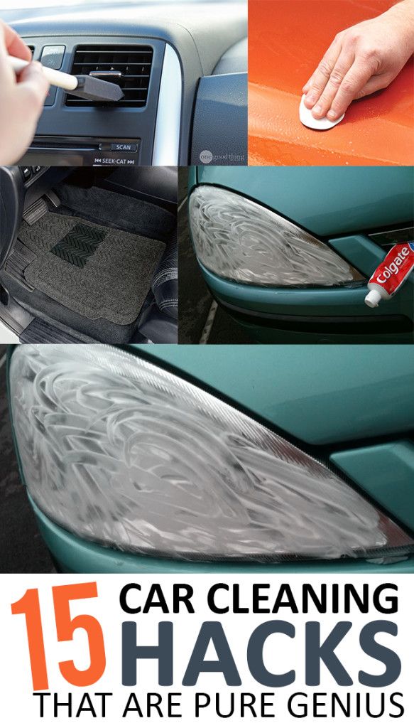 car cleaning hacks that are pure genius and easy to do with your car's interior