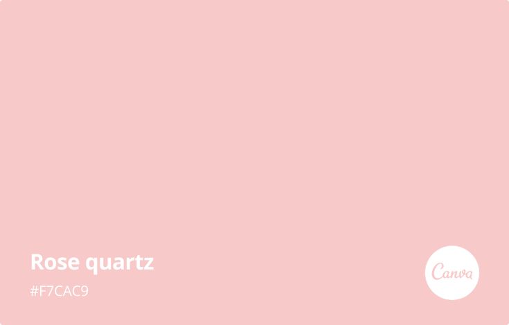 a pink square with the words rose quartz written in white on it and an image of a