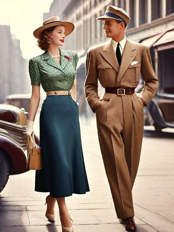 1950 Casual Fashion, 1930s Fashion Casual, Oldies Outfits, Gen Z Fashion Trends, 1930s Outfits, Gen Z Fashion, 40s Outfits, Nyc Outfits, Style Parisienne