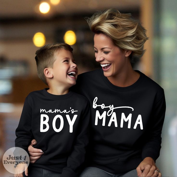 "Mama's boy, Boy Mama, Mama and Me Matching Shirts, Mom and Son Shirt, Mommy and Me Shirt Set, Mama and Me Set, Matching Mommy & Baby Shirts **PLEASE NOTE: THIS IS NOT A SET - SHIRTS MUST BE PURCHASED SEPARATELY IN ORDER TO RECEIVE BOTH MAMA AND MINI SHIRTS. IF YOU HAVE ANY QUESTIONS FEEL FREE TO REACH OUT ANYTIME AND WE WILL BE HAPPY TO ASSIST YOU. H O W T O O R D E R 1. Simply select the size of your hoodie individually and then click \"Add to Cart\" 2. Repeat each step for each hoodie that yo Mom And Son Tshirt, Mom And Son Disney Shirts, Mom And Son Outfits For Pictures, Boy Mama Shirts, Mommy And Me Outfits Boy, Matching Mommy Son Outfits, Mom And Me Photos, Mama And Mini Shirts, Mommy Son Outfits