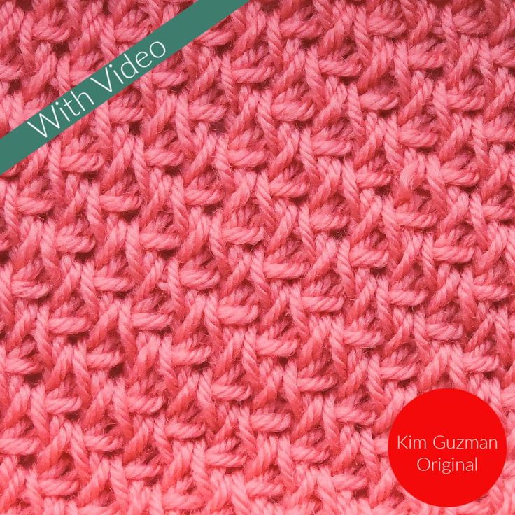 the crochet pattern is shown with text that reads,'knit video '