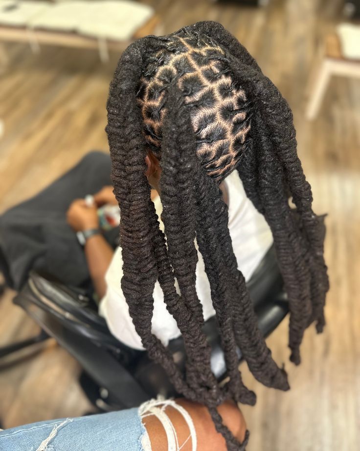 Fishtail Braids On Locs, Fish Tail Locs, Fishtail Locs, Fishtail Loc Styles, Locks Styles, Men Locs, Loc Styles For Men, Fishtail Braids, Loc Hairstyles