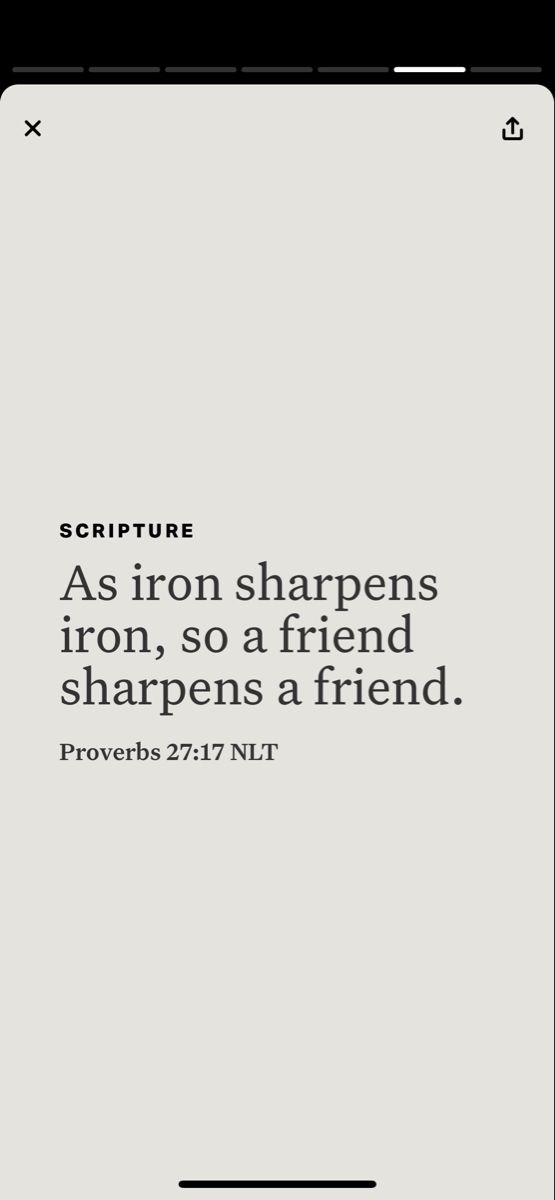 a white book with the words as iron sharpens iron, so a friend sharpens a friend