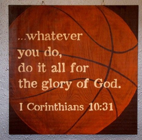 a wooden sign that says whatever you do, do it all for the glory of god