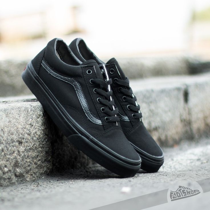 Vans Old Skool | core black / black Vans Old Skool Black, Old Skool Black, Shoe Dazzle, Vans Old Skool, Old Skool, Black Sneaker, Kylie Jenner, Vans Sneaker, All Black Sneakers