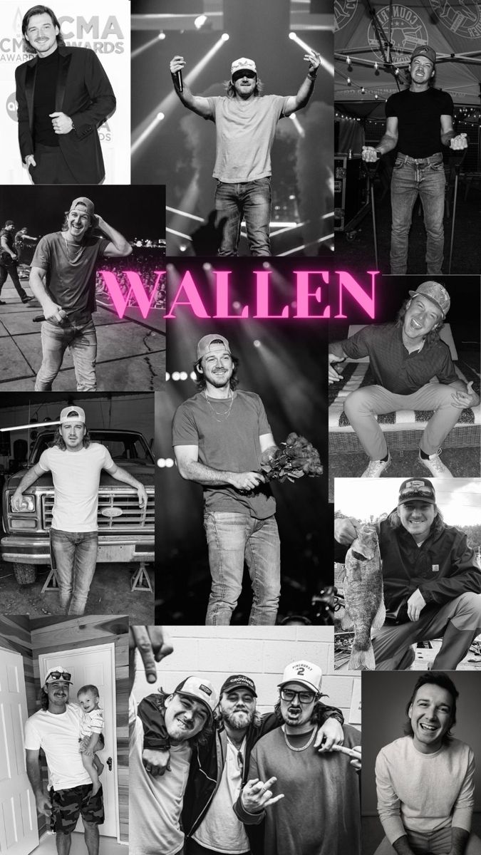 a collage of photos with the words wallen