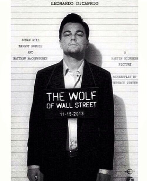 the wolf of wall street is shown in this mug shot from an unknown man's jail cell