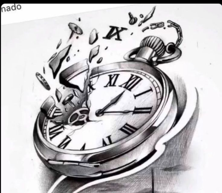 Clock, Pencil