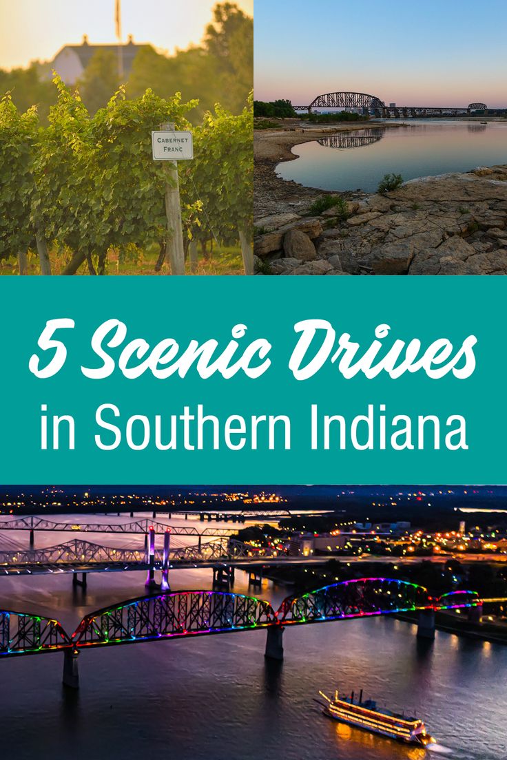 the top five scenic drives in southern indiana