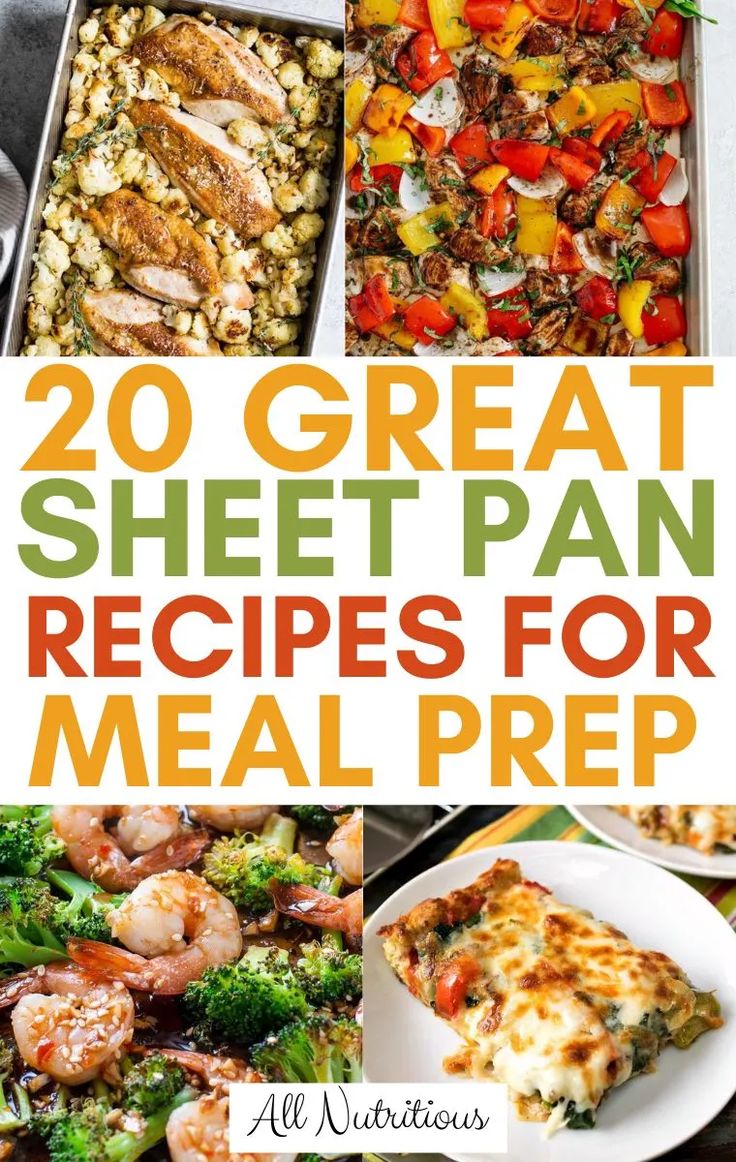 20 great sheet pan recipes for meal prep