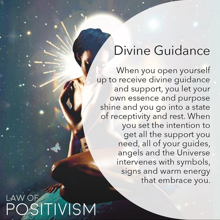 a woman sitting on the ground with her hands in her pockets, and text above it that reads divine guidance when you open yourself up to receive guidance