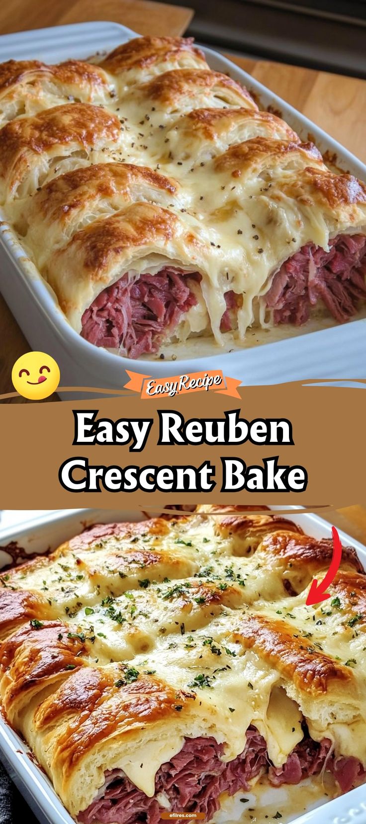 a casserole dish with cheese and meat in it