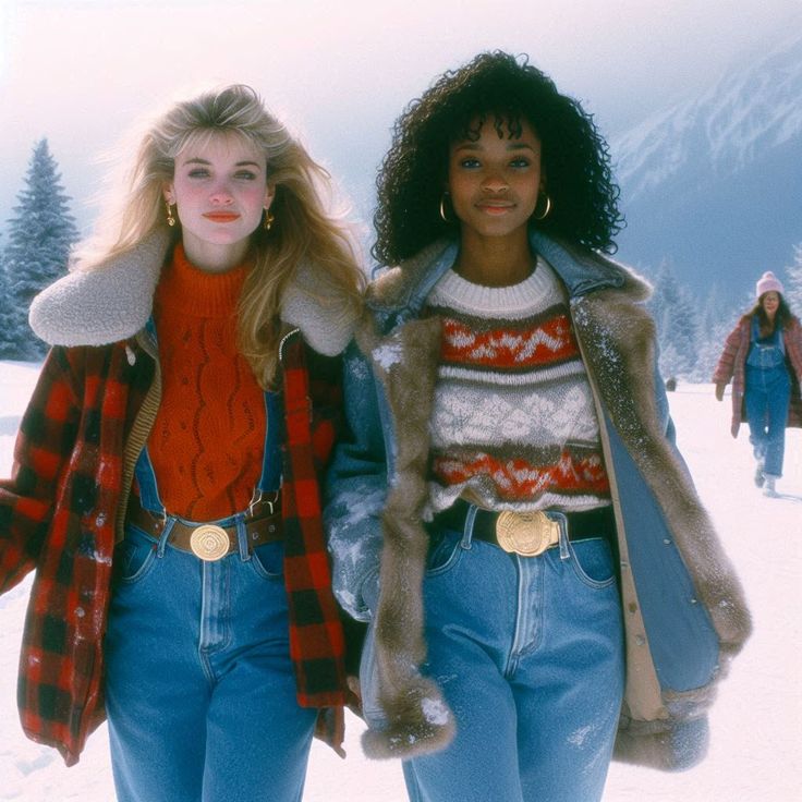 Winter Outfits 80s Style, Christmas 90s Outfit, Late Nineties Fashion, 90s Fashion British, 80s Uk Fashion, French 80s Fashion, 1980s Winter Outfits, Winter Fashion 90s, Christmas Outfit 90s