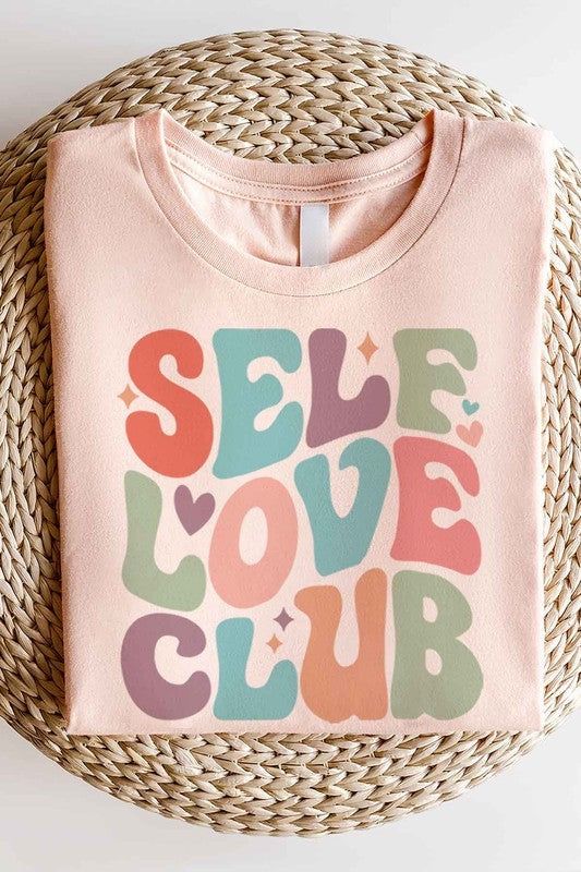 SELF LOVE CLUB GRAPHIC T-SHIRT 100% Premium Cotton Unisex Cotton Classic Fit Self Love Shirt Design, Self Love Club, Burgundy Outfit, Spa Night, Love Club, Plus Size Tees, Club T Shirt, Womens Cocktail Dresses, Best Of The Best